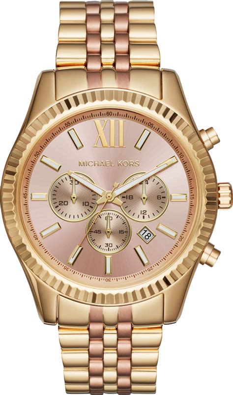 michael kors 2 tone watch womens|Michael Kors lexington chronograph watch.